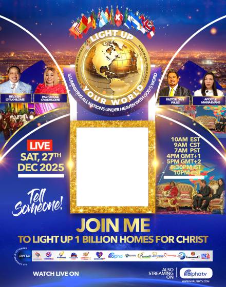 Light Up Your World - All Nations Under The Sun AVATAR BLANK